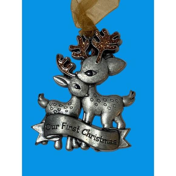 Gloria Duchin Our first Christmas Reindeer Collectible Ornament - Picture 1 of 8